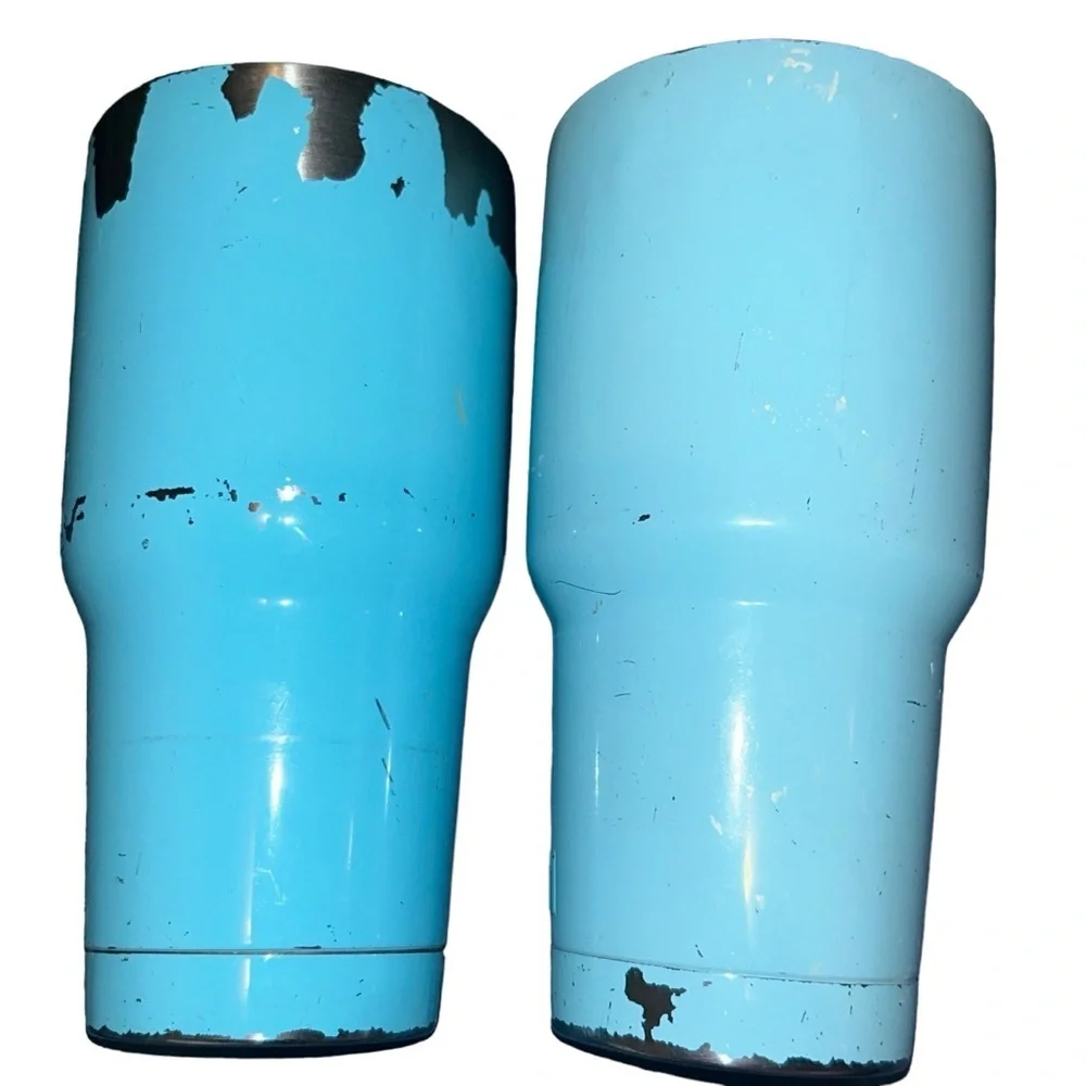 Yeti lot 2 ramblers and kids water bottle tumblers no lids